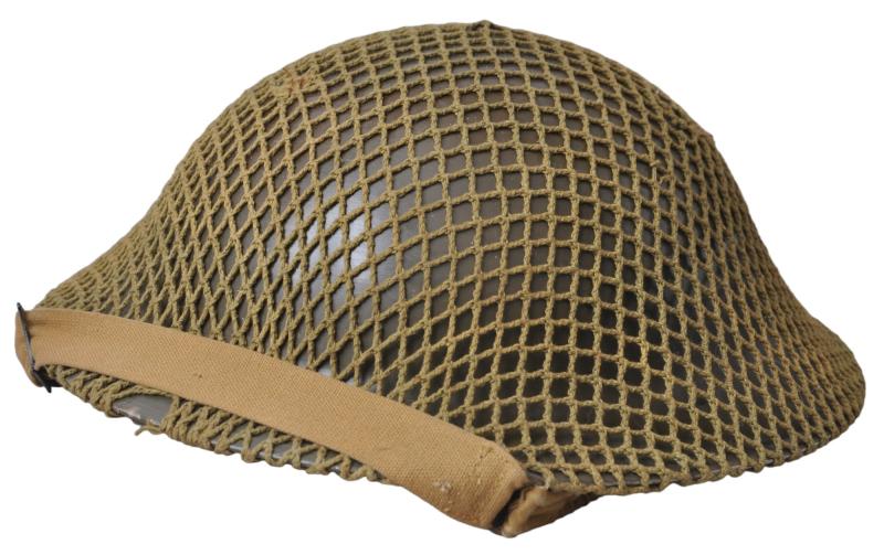 WW2 Canadian Helmet With Camouflage Net 1941