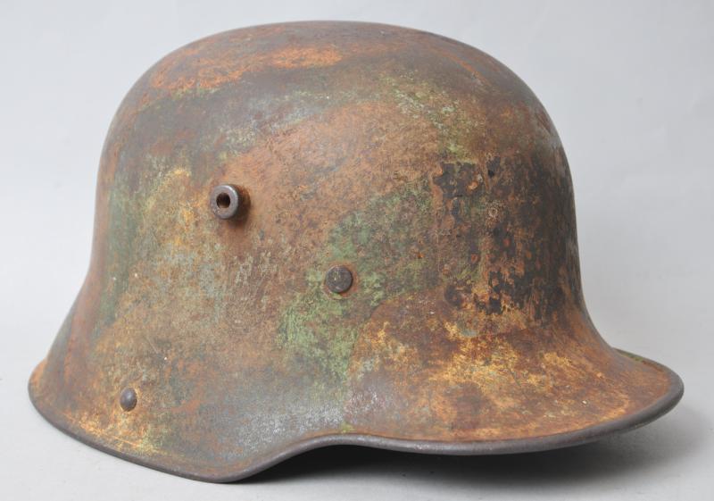 WW1 German M17 Stripe Camouflage Helmet