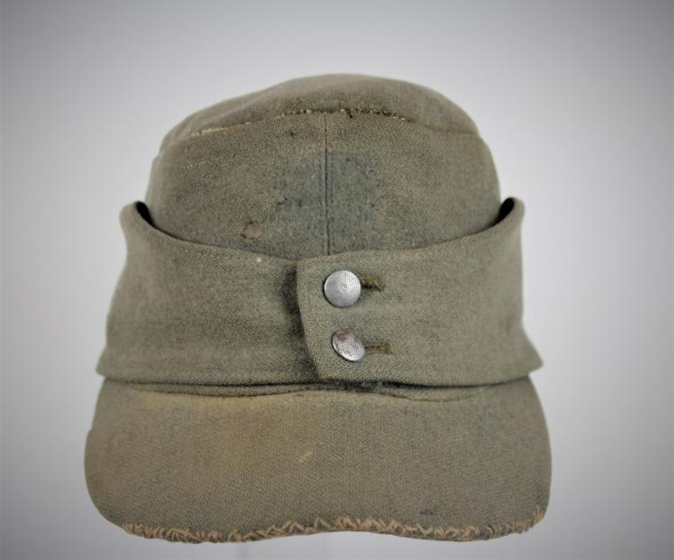 CS Militaria | Waffen SS Officers M43 Einheitsfeldmutze From Normandy