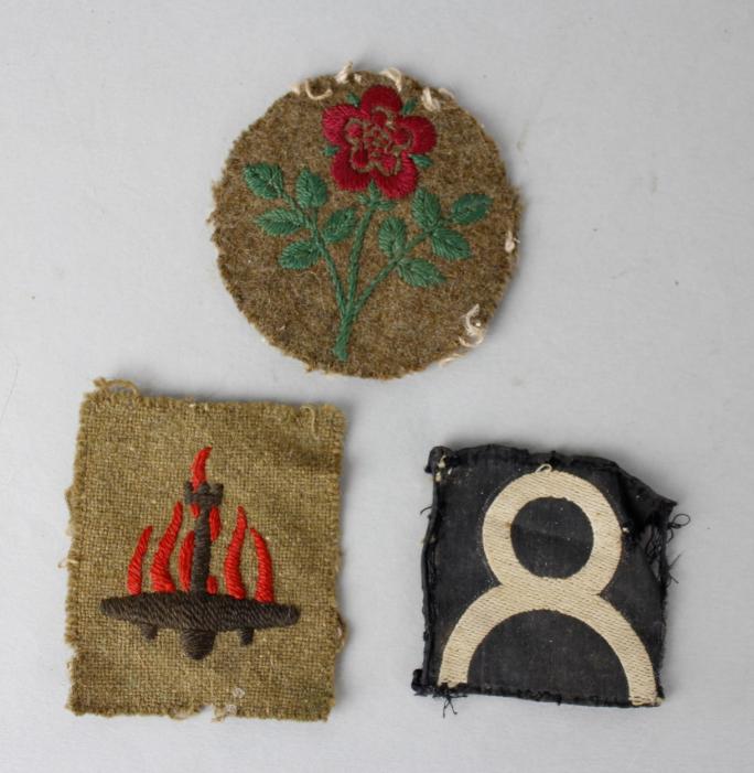 WW2 British Cloth Patch Group Of Three ...