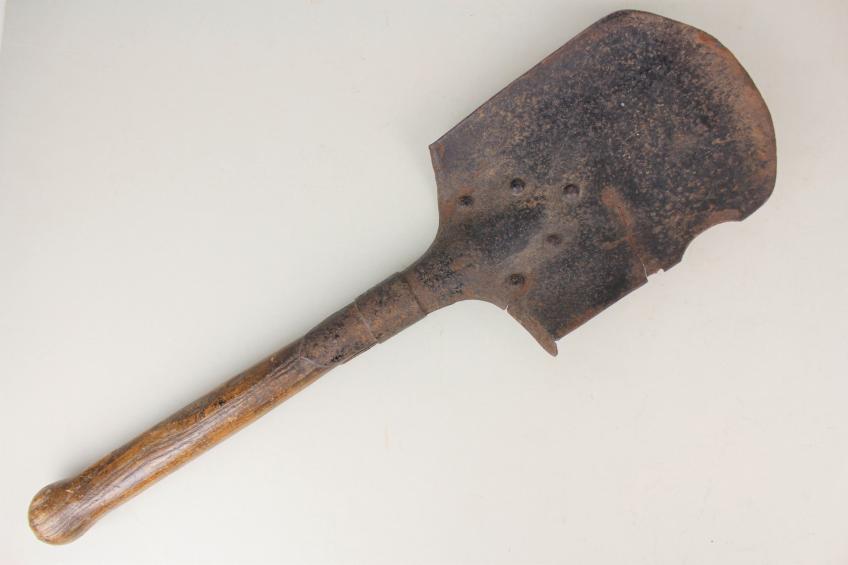 WW1 Austro Hungarian Entrenching Tool With Battle Damage