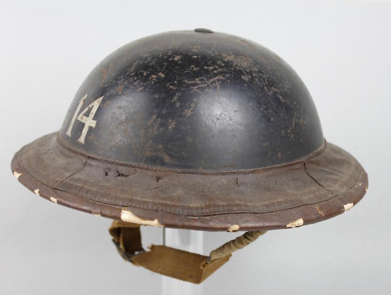 CS Militaria | WW2 British Home Front Firemans Helmet With Anti Gas ...