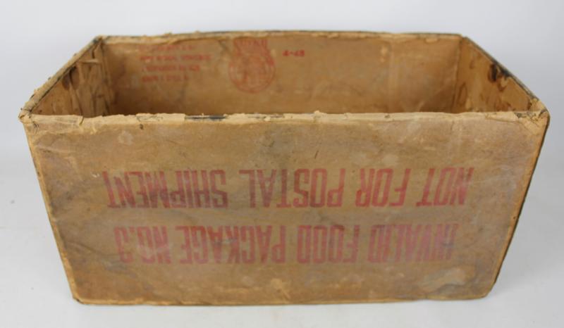 WW2 American Red Cross POW Food Package Box April 1945