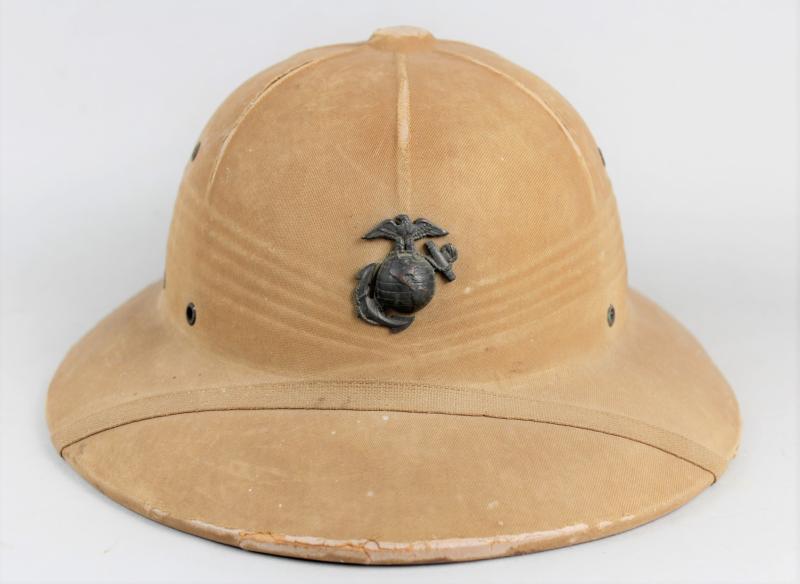 WW2 USMC Other Ranks Fibre Helmet