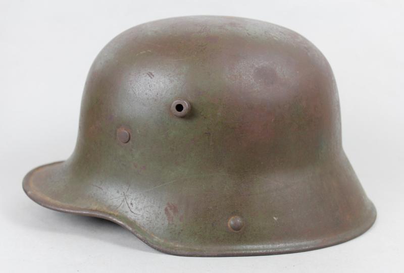 WW1 German M17 Steel Helmet With Monogrammed Owners Name