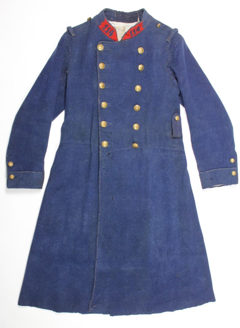 WW1 114th Infantry Regiment 1877 Pattern Greatcoat- As Worn 1914