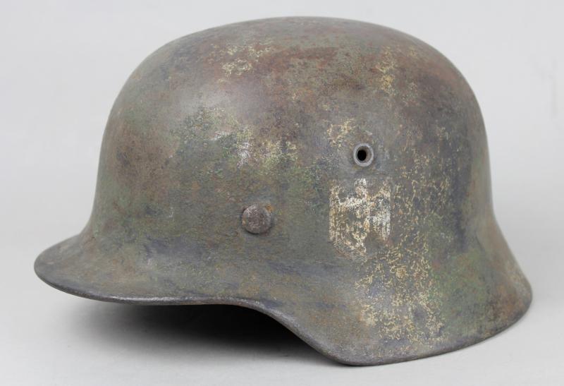 WW2 German Army Normandy Camouflage Helmet