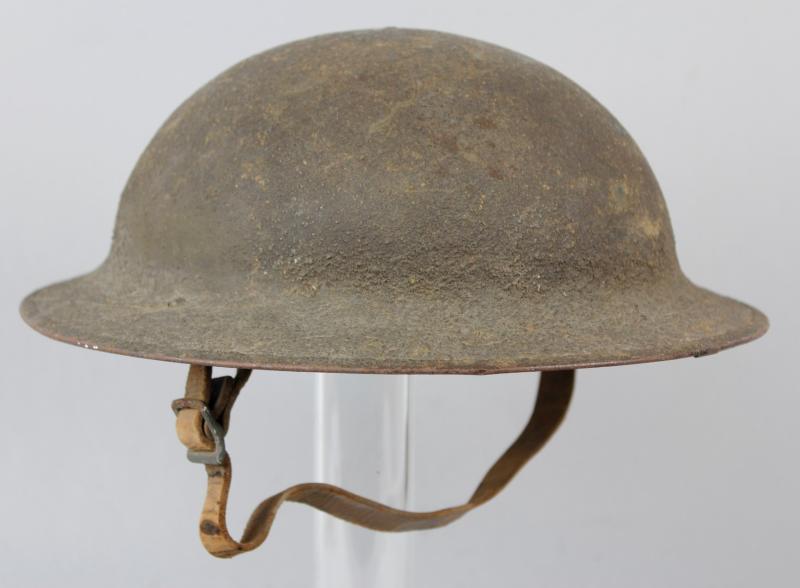 CS Militaria | WW1 US M1917 Brodie Helmet With Thick Textured Paint