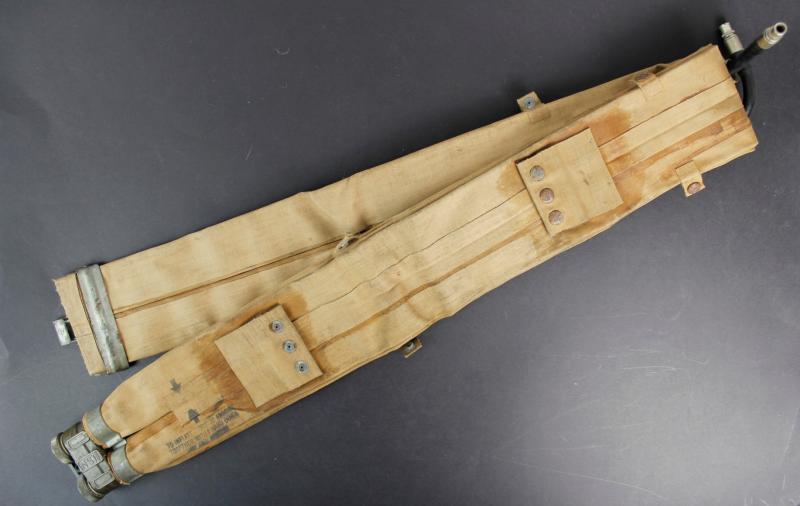 WW2 USN D-Day Lifebelt With Three Snaps Dated July 1943