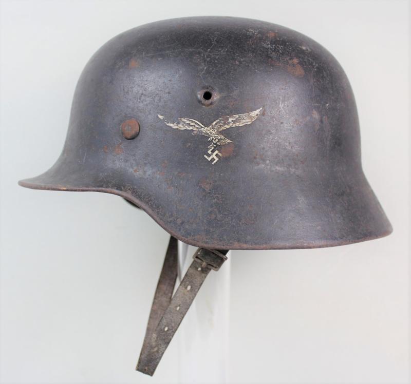 WW2 German M40 Luftwaffe Single Decal Helmet