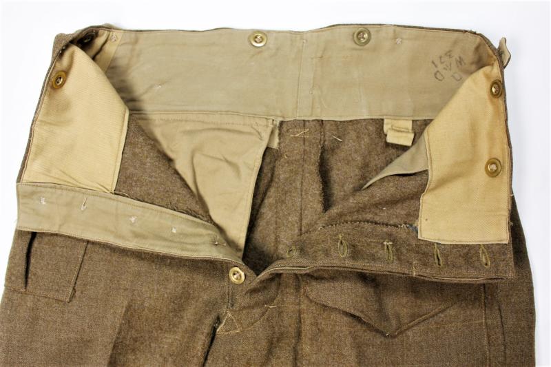 CS Militaria | WW2 British '37 Pattern Battledress Trousers 1939