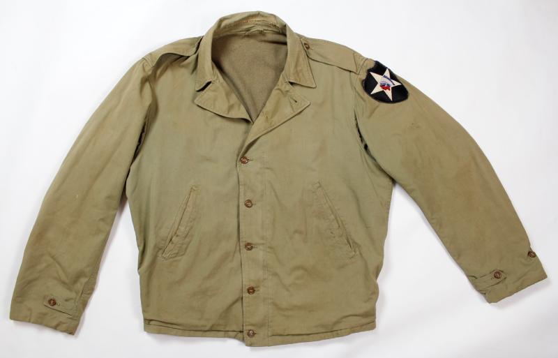 WW2 US M41 Jacket With 2nd Infantry Patch (Landed Omaha Beach , D-Day 6/6/44)
