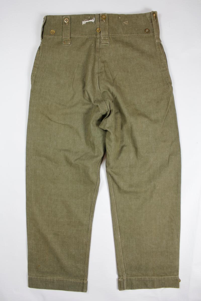 CS Militaria | WW2 British Denim Battledress Trousers