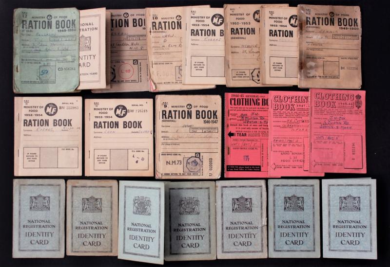 Grouping Of British Civilian Ephemera From Postwar Era