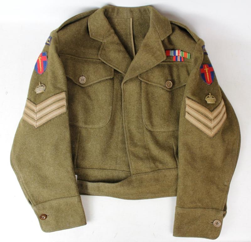 CS Militaria | WW2 British RASC 21st Army Group Battledress Blouse 1943