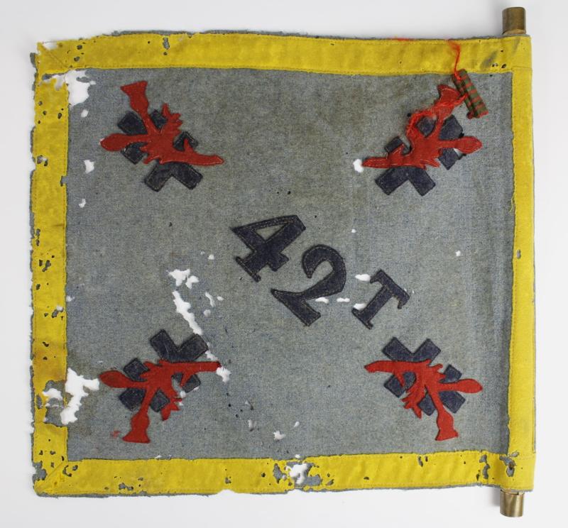 WW1 French 42nd Inf. Regiment Trumpet Banner