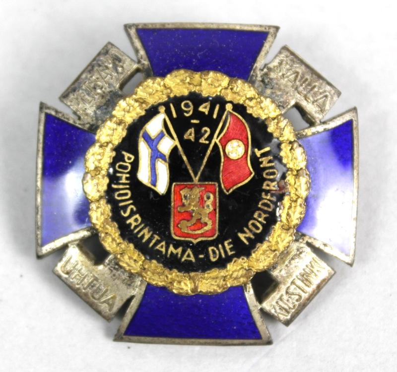 WW2 Germany / Finland. North Front badge 1941-43