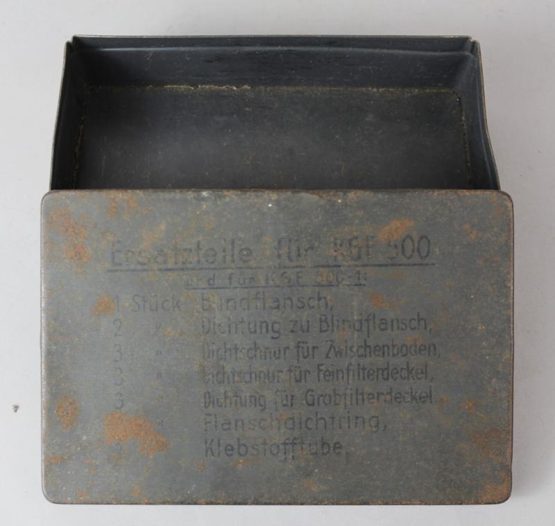 WW2 German Motor Transport Spare Parts Box