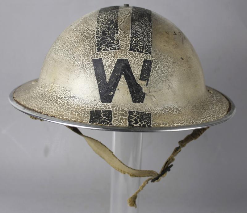 WW2 British Chief Air Raid Wardens Helmet 1939