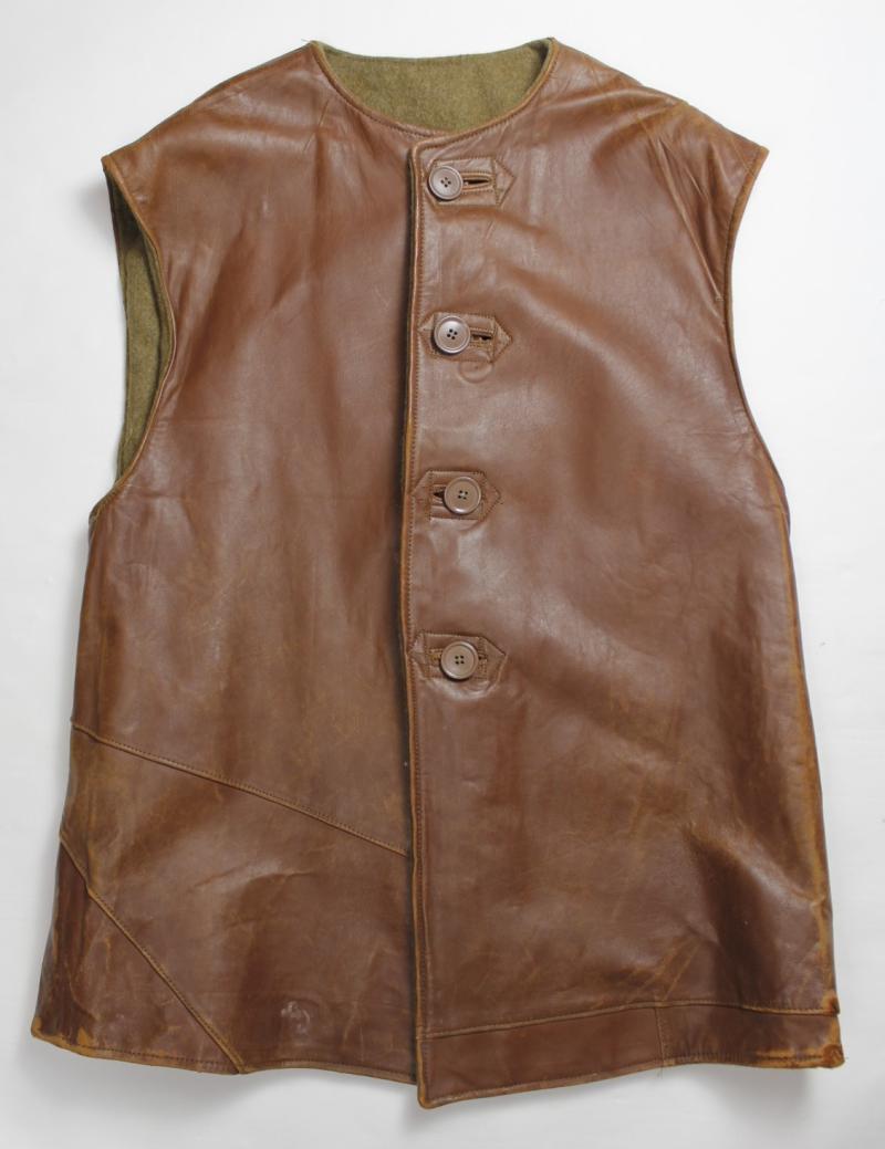 CS Militaria | WW2 British Leather Jerkin 1940