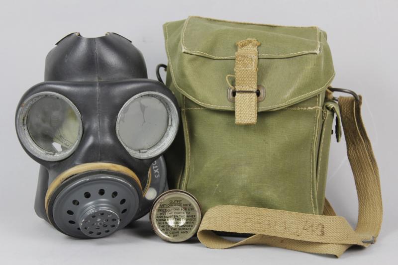 WW2 British Assault Gas Mask - Royal Navy Issued 1943