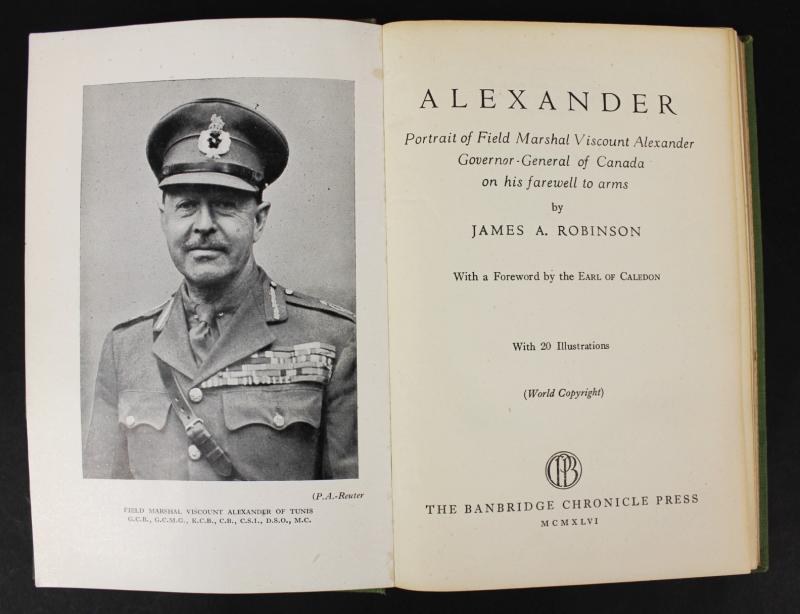 Biography of Field Marshal Viscount Alexander - September 1946 Edition