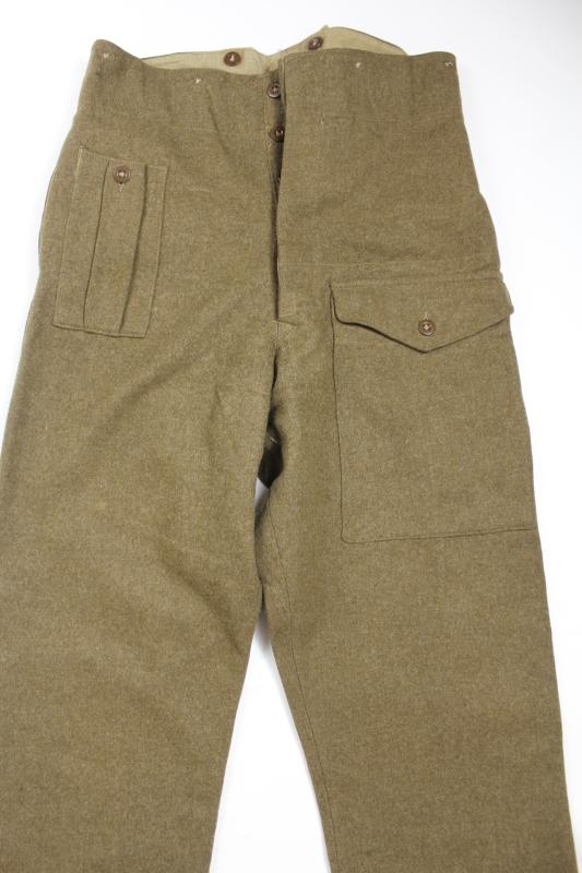 CS Militaria | WW2 British '40 Pattern Labelled Battledress Trousers 1943