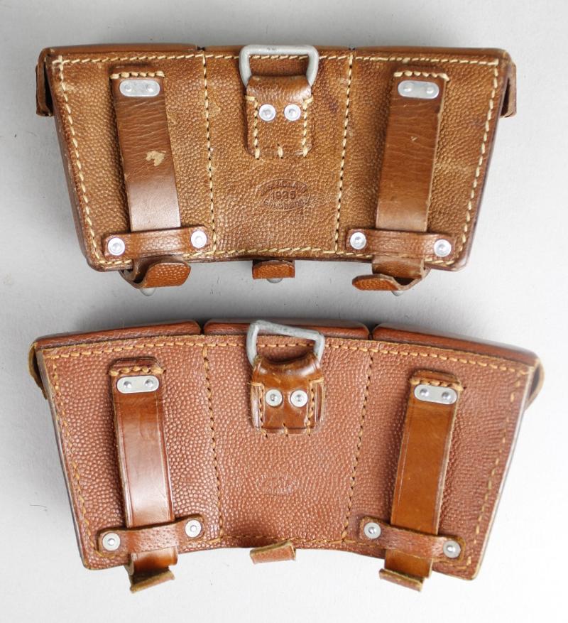 1936 Dated K98 Luftwaffe Brown Leather Ammunition Pouch Set – Griffin  Militaria