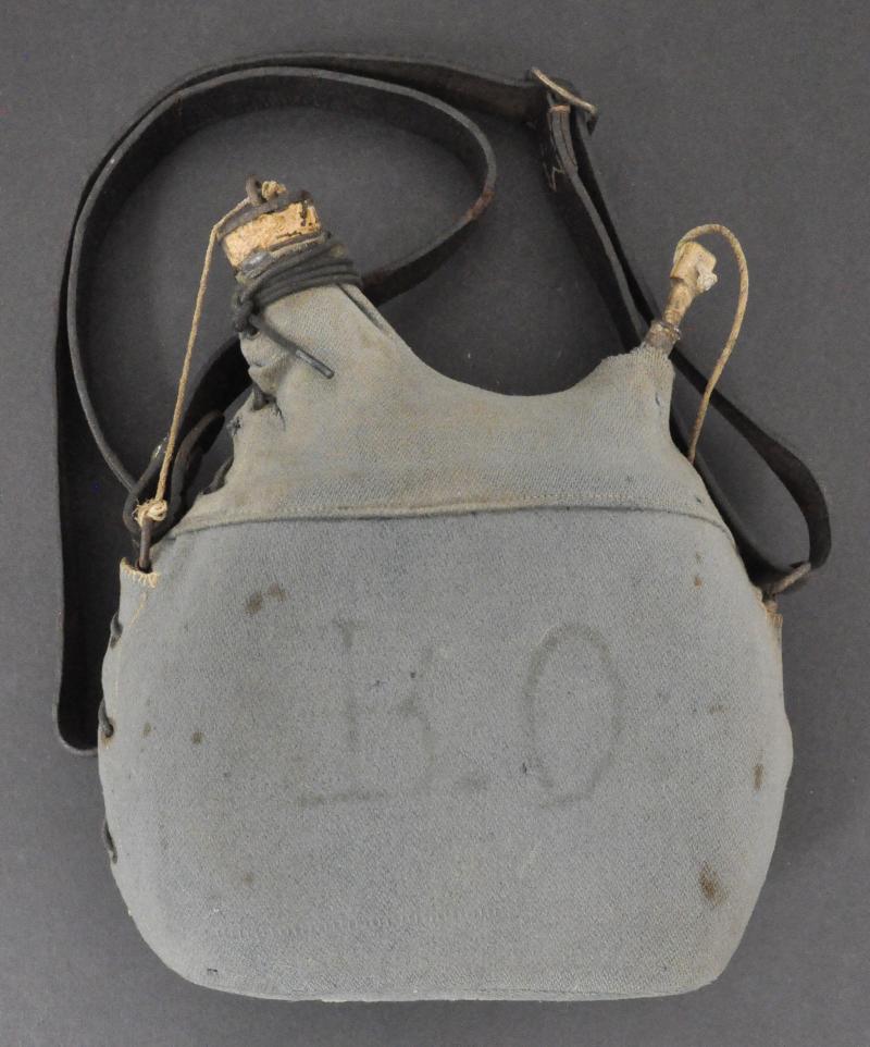 WW1 French 2L Waterbottle In Rare Horizon Blue