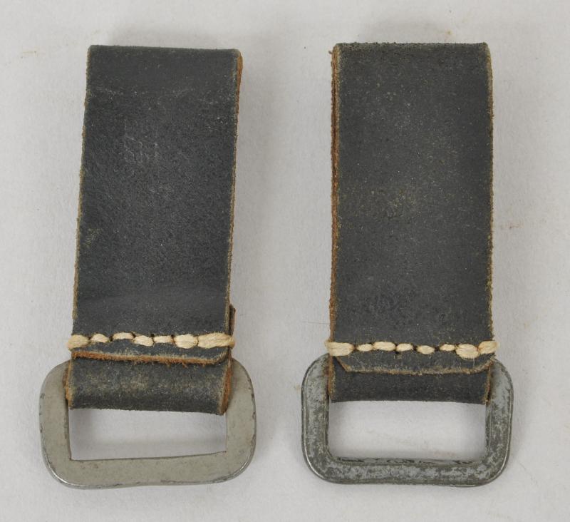 WW2 German Belt Loop Pair 1943 Dated