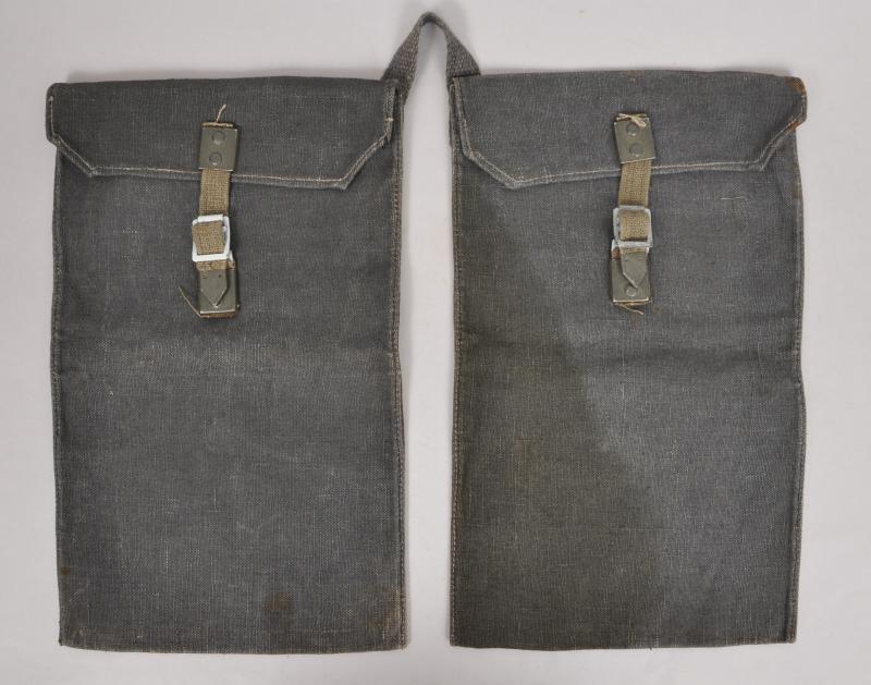 WW2 German Grenade Bags In Blue Webbing