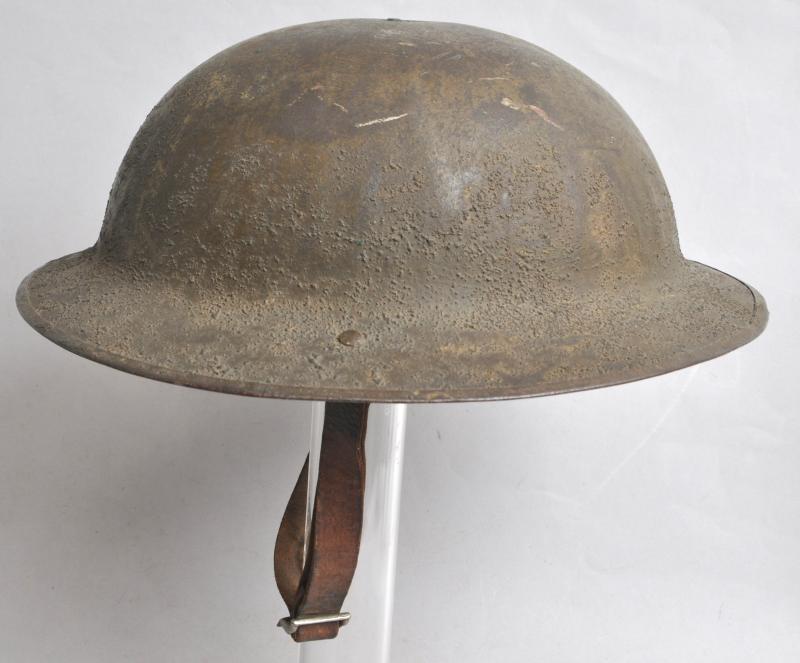 CS Militaria WW1 British Brodie Helmet Markings To US 328th