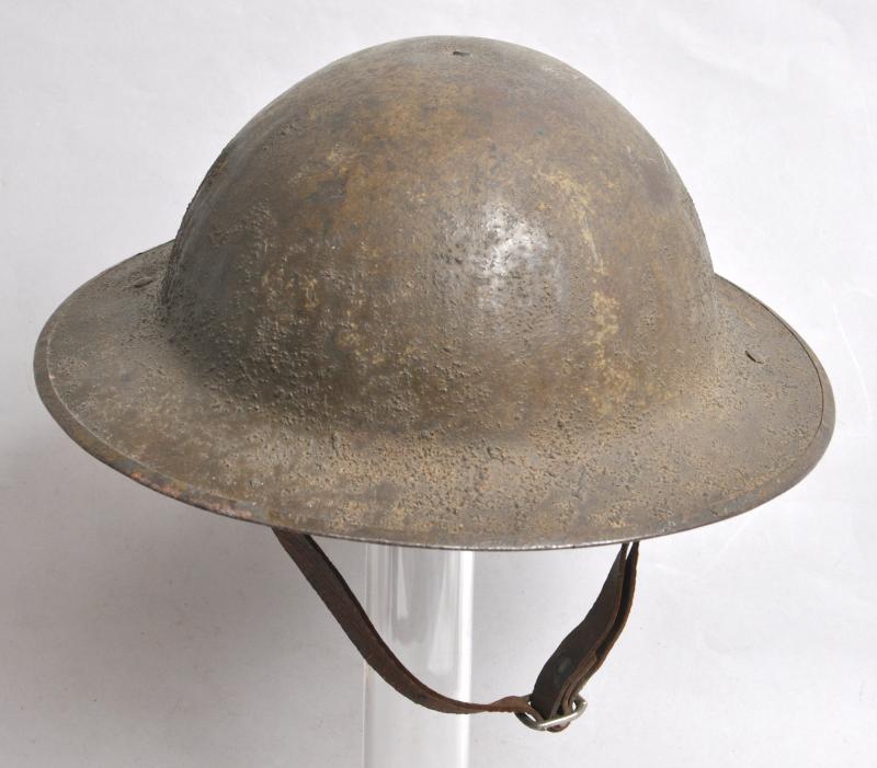 CS Militaria WW1 British Brodie Helmet Markings To US 328th