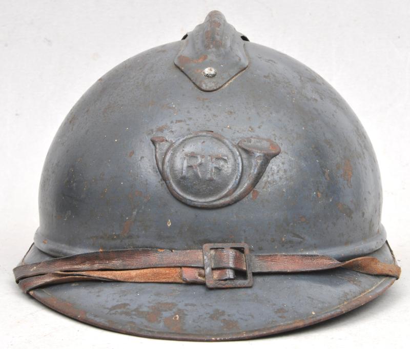 WW1 French Named M15 Chasseur Adrian Helmet