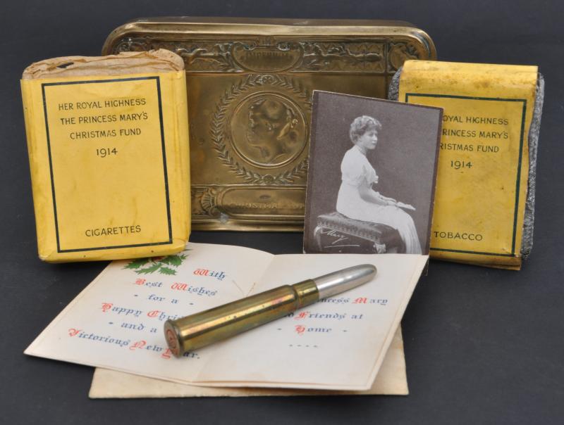 WW1 British Princess Mary Tin & Complete Contents