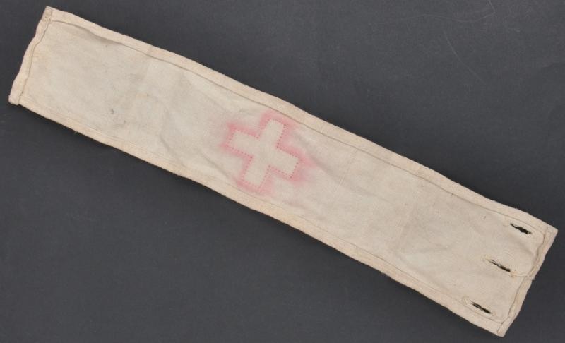 WW1 British Medics Armband - Stamped Army Medical Service