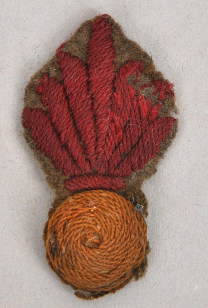 WW1 British Infantry Trench Bombers Badge ( From 1915 )