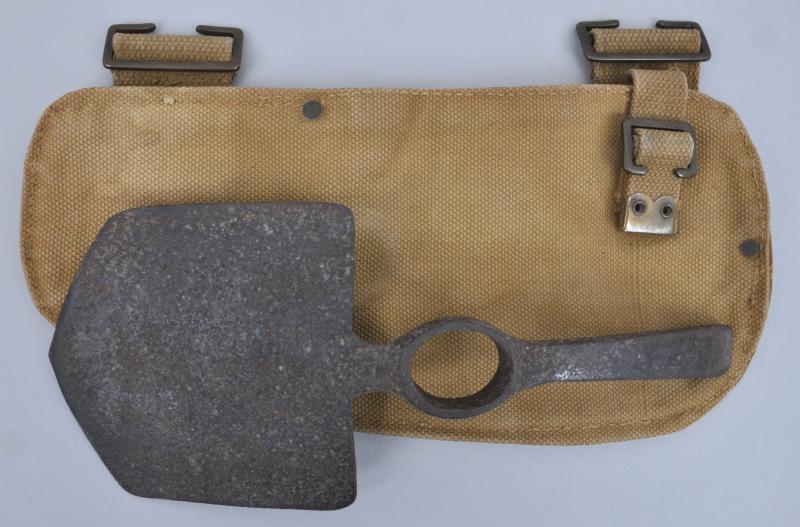 WW1 British '08 Entrenching Tool Carrier & Head 1917