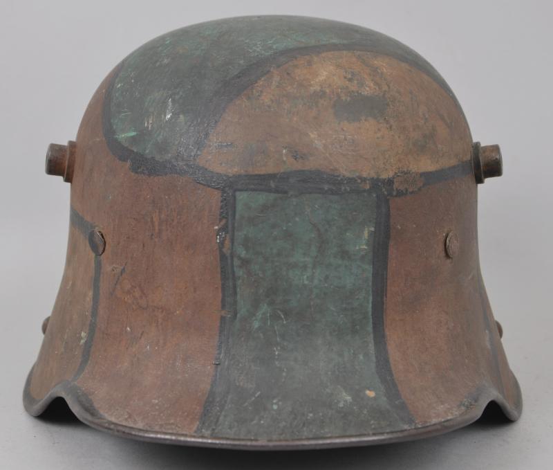 Published WW1 German M17 Camouflage Helmet
