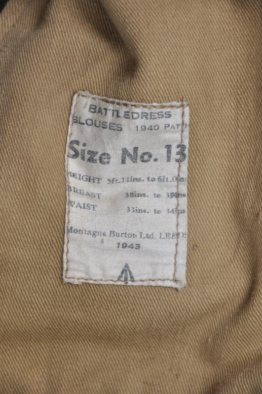 WW2 British Normandy Unit Battledress -11th Armoured Division
