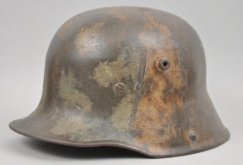 WW1 German M17 Splotch Camouflage Helmet