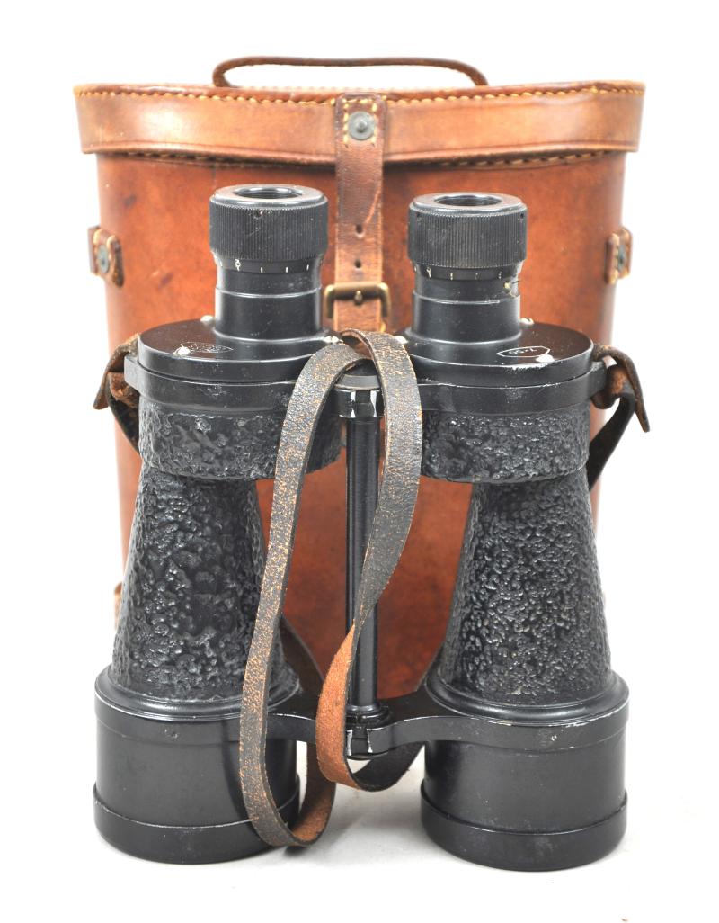 WW2 British 7X50 Binoculars & Case 1940