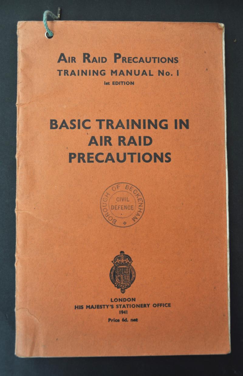 Basic Training In Air Raid Precautions - 1941