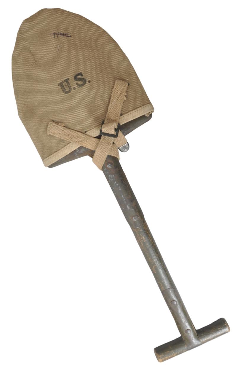 WW1 US Shovel Carrier & Shovel 1918