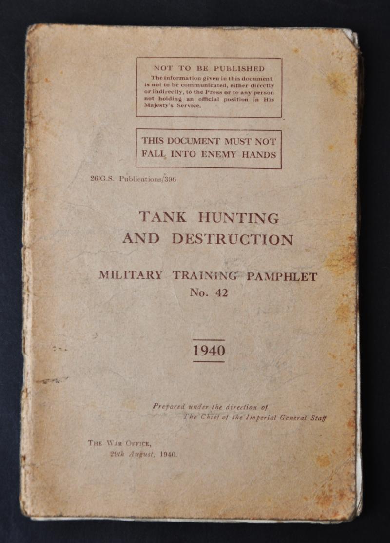 Tank Hunting & Destruction Manual - 1940/41