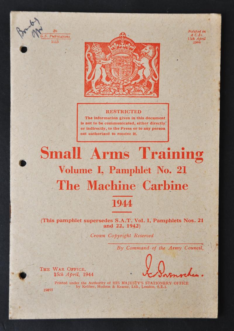 The Machine Carbine - 1944