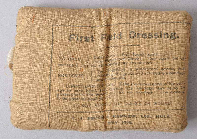 WW1 British First Field Dressing 1918