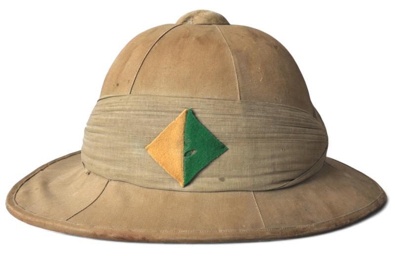 WW1 British 1st Battalion Manchester Regiment Wolseley Sun Helmet