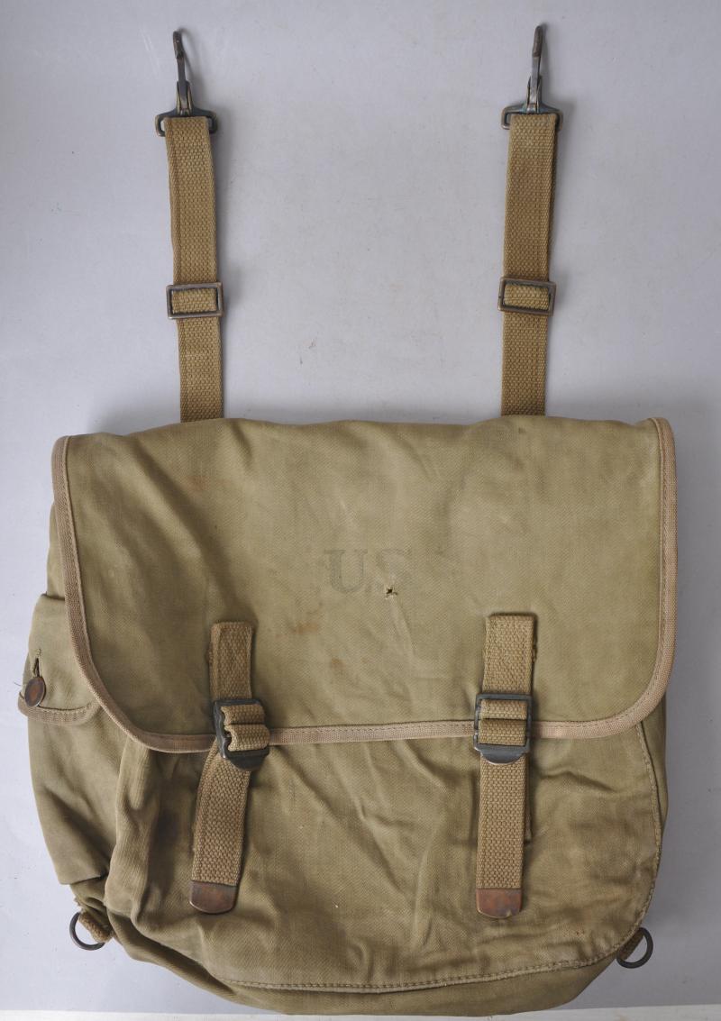 WW2 US Rubberised Fabric M36 Field Bag (Musette Bag) 1941