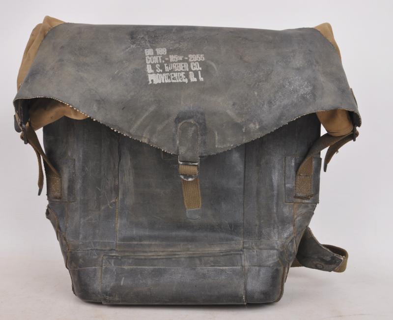 WW2 US Rubberised Amphibious Beach Assault Radio Bag